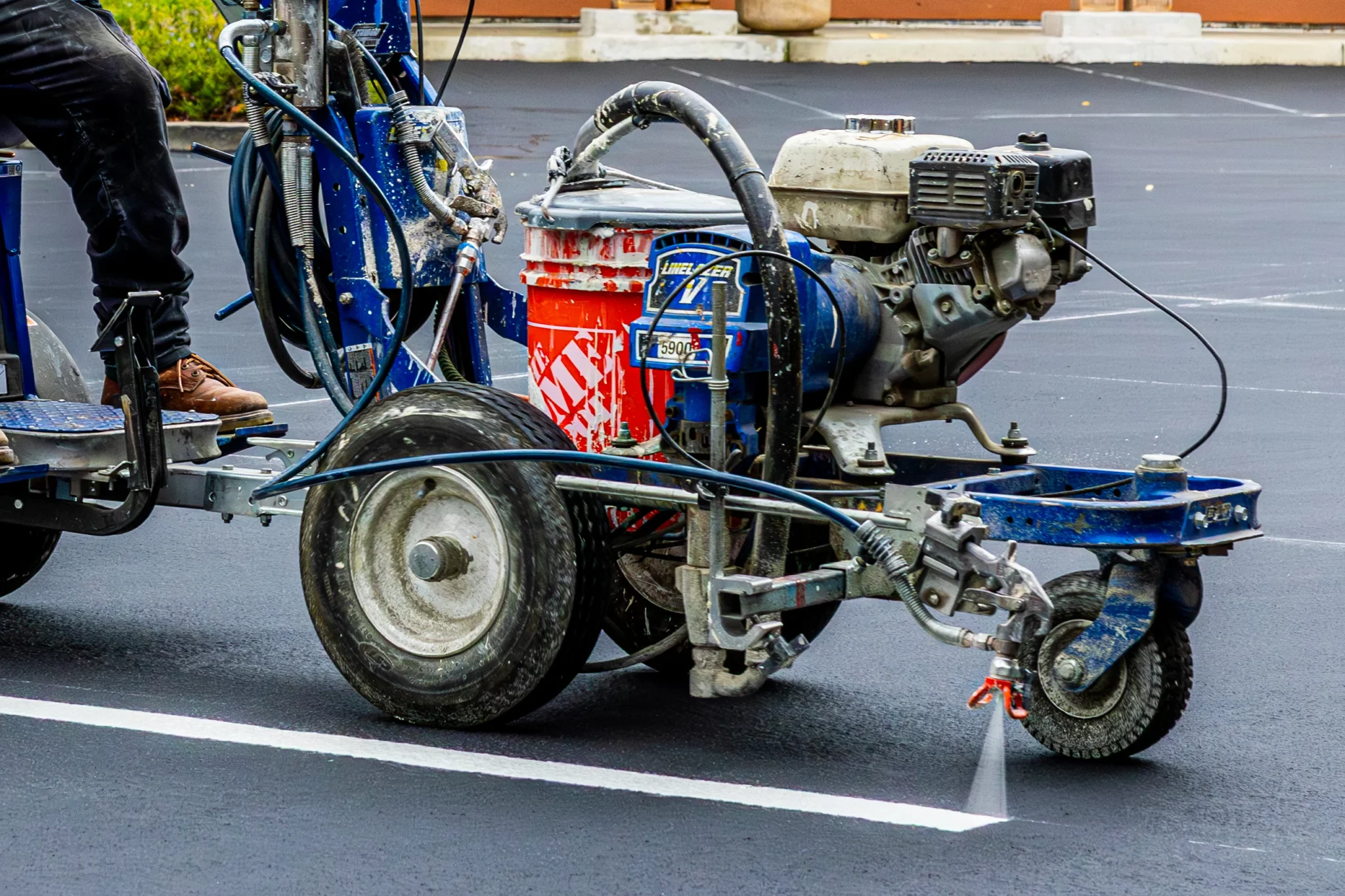 parking lot painting